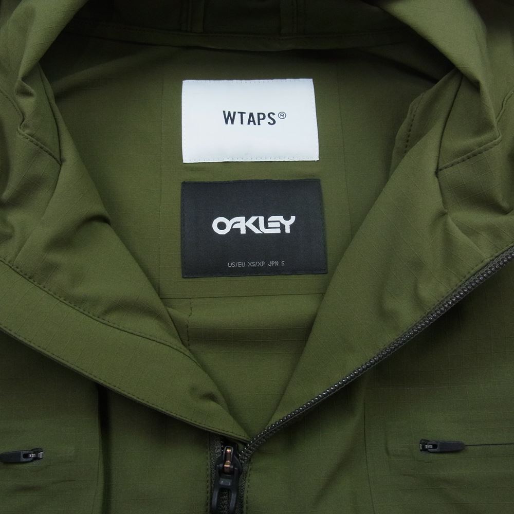 WTAPS ダブルタップス 19SS 1910JOKD-JKM01 × OAKLEY KEYS JACKET. POLY. RIPSTOP オークリー シェル ジャケット カーキ系 S【美品】【中古】