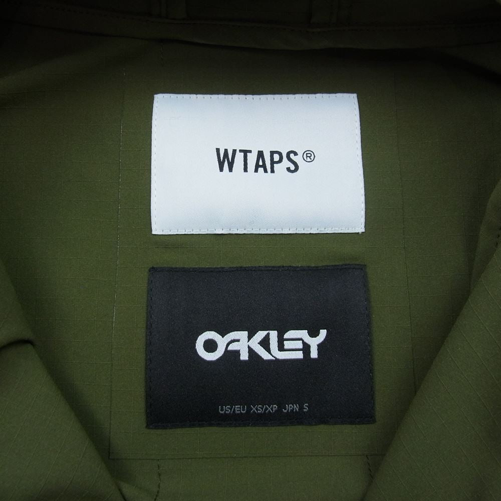 WTAPS ダブルタップス 19SS 1910JOKD-JKM01 × OAKLEY KEYS JACKET. POLY. RIPSTOP オークリー シェル ジャケット カーキ系 S【美品】【中古】