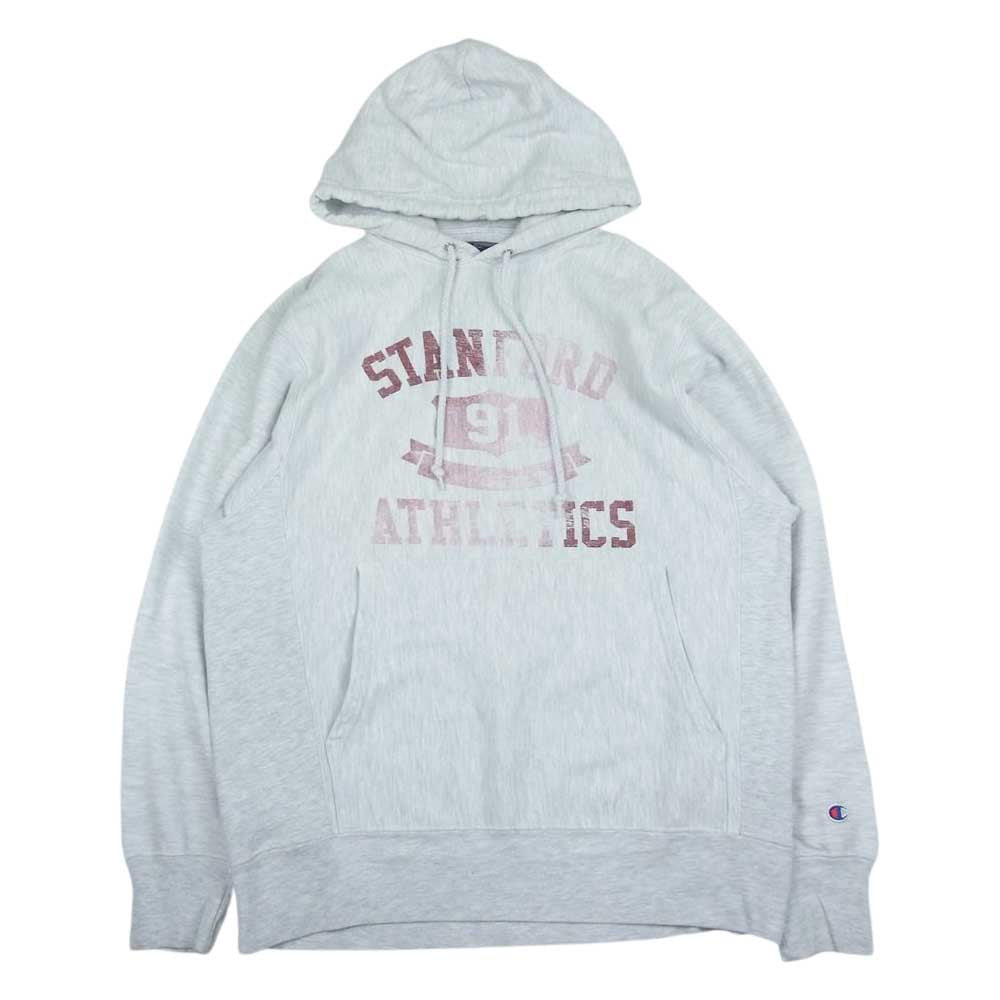 Champion チャンピオン ヴィンテージ 10s REVERSE WEAVE リバースウィーブ フーディ パーカー グレー系 S【中古】