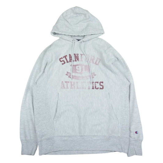Champion チャンピオン ヴィンテージ 10s REVERSE WEAVE リバースウィーブ フーディ パーカー グレー系 S【中古】