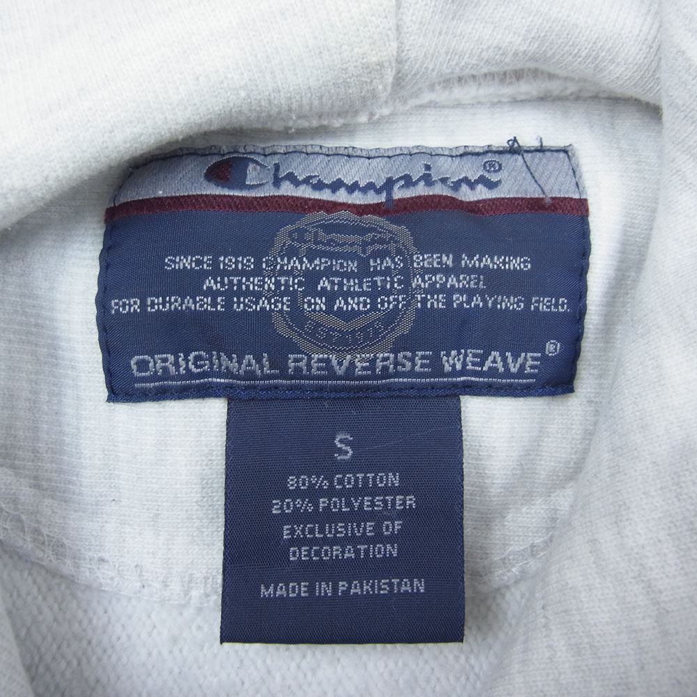 Champion チャンピオン ヴィンテージ 10s REVERSE WEAVE リバースウィーブ フーディ パーカー グレー系 S【中古】