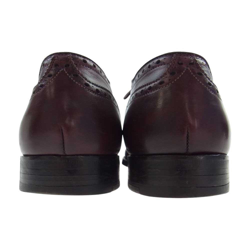 ALDEN オールデン 908 MEDALLION TIP BAL BUG セミブローグ ビジネス シューズ ブラウン系 10D【中古】