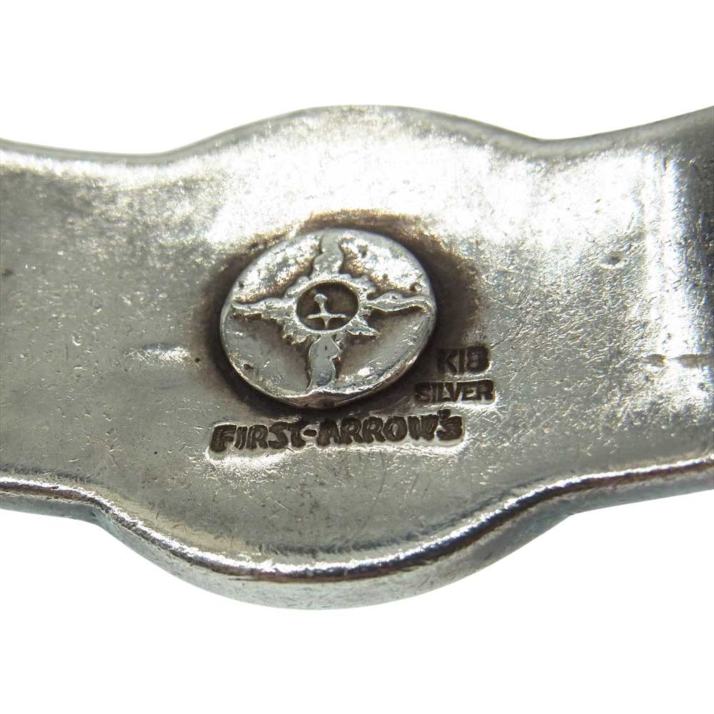FIRST ARROW's ファーストアローズ K18 太陽神 バングル シルバー系【中古】