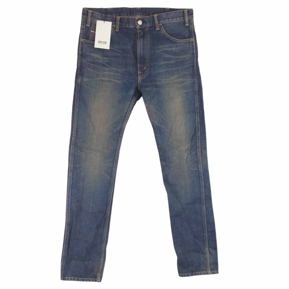 LOST CONTROL ロストコントロール DP-73 SLIM FIT 5P WASHED DP ウォッシュ加工 デニム パンツ インディゴブルー系 32【中古】