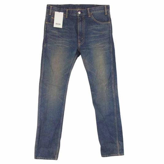 LOST CONTROL ロストコントロール DP-73 SLIM FIT 5P WASHED DP ウォッシュ加工 デニム パンツ インディゴブルー系 32【中古】