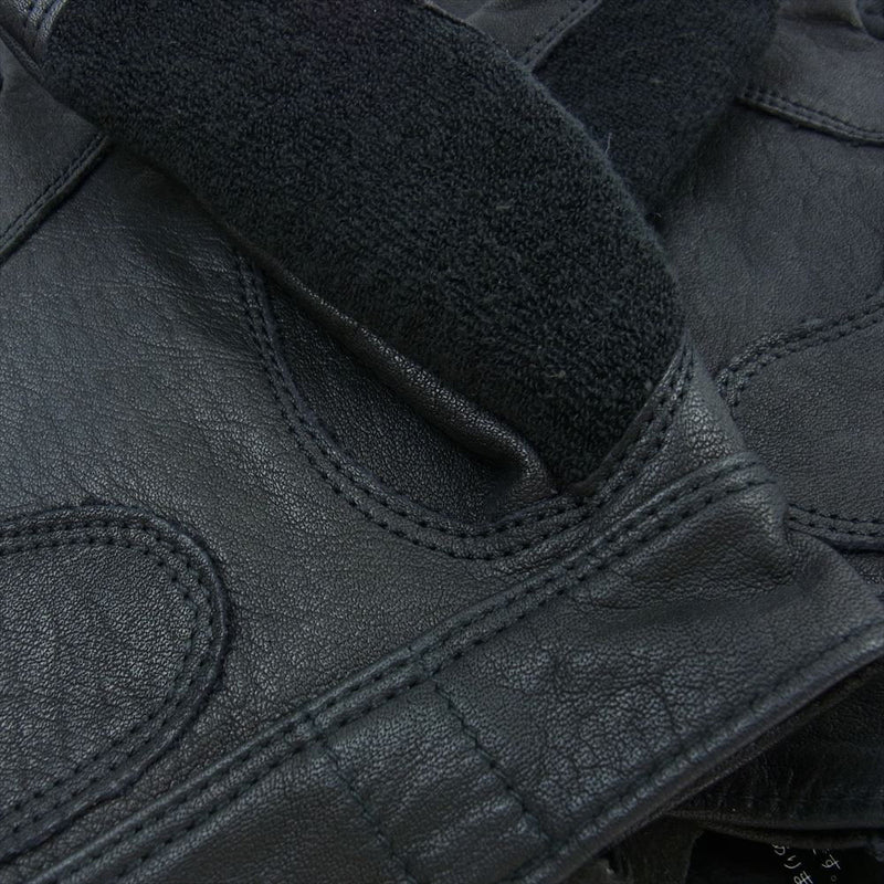 KADOYA カドヤ MULTIPLE GLOVE レザーグローブ 手袋  ブラック系【極上美品】【中古】