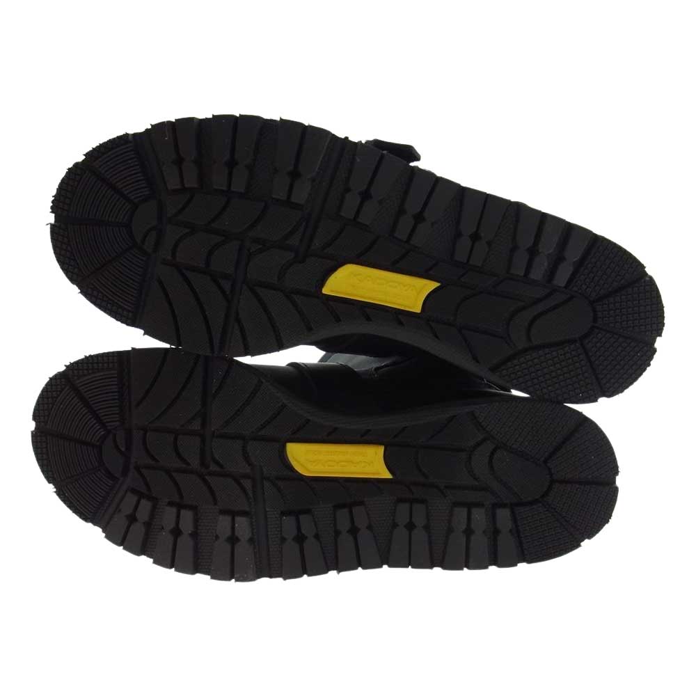 KADOYA カドヤ BLACK ANKLE レザー アンクル ライディング ブーツ ブラック系 26cm【中古】