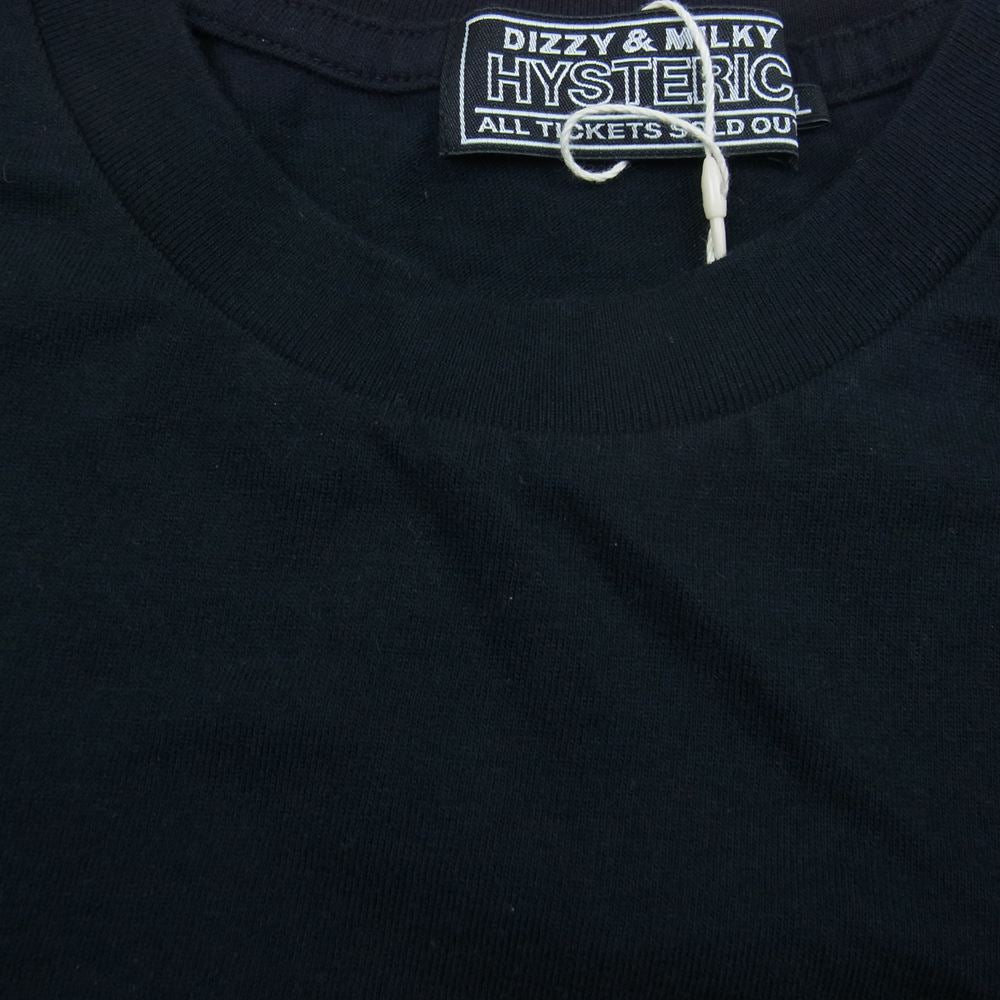 HYSTERIC GLAMOUR ヒステリックグラマー 02231CT37 BABY HYSTERIC プリント Tシャツ ブラック系 L【美品】【中古】