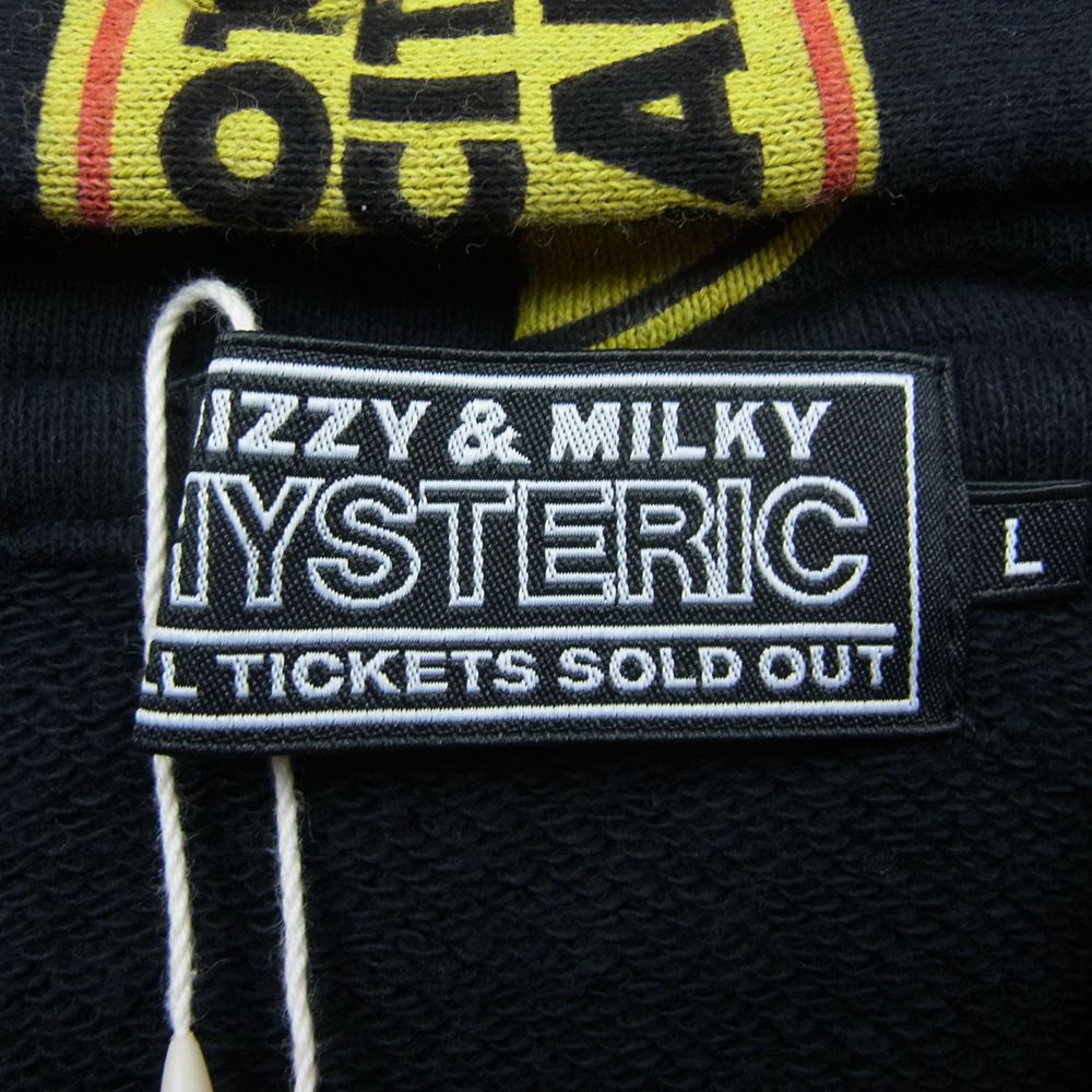 HYSTERIC GLAMOUR ヒステリックグラマー 02231CF01 ROCK CITY柄 総柄 ジップ パーカー ブラック系 L【美品】【中古】