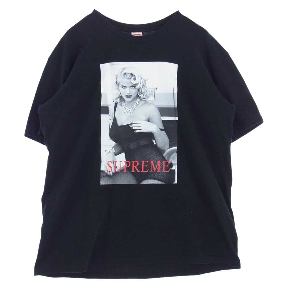 Supreme シュプリーム 21ss Anna Nicole Smith Tee アンナ ニコル スミス フォト プリント Tシャツ ブラック系 XL【中古】