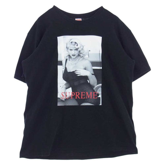 Supreme シュプリーム 21ss Anna Nicole Smith Tee アンナ ニコル スミス フォト プリント Tシャツ ブラック系 XL【中古】