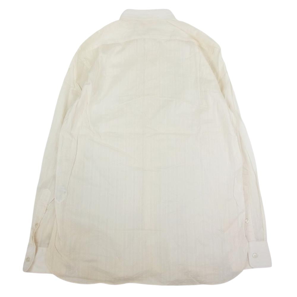 The Stylist Japan ザスタイリストジャパン スタンドカラー ピンタック コットン シャツ オフホワイト系 L【中古】