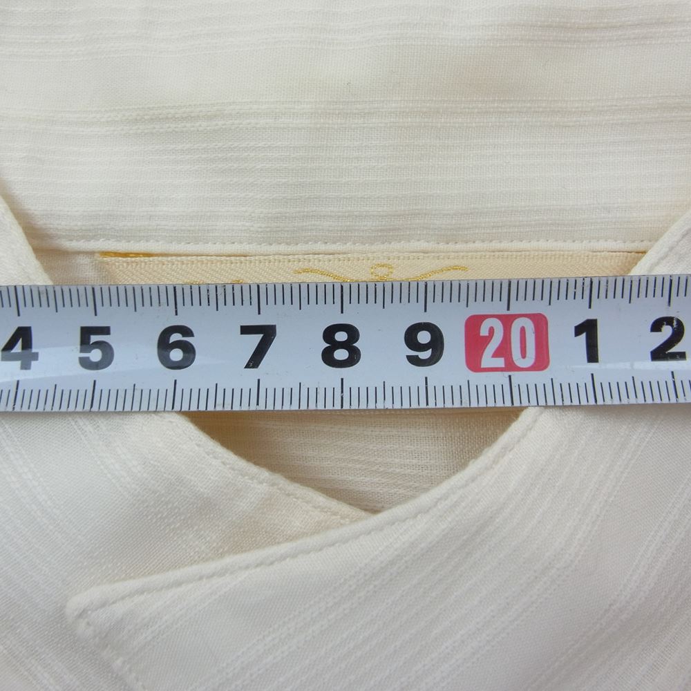 The Stylist Japan ザスタイリストジャパン スタンドカラー ピンタック コットン シャツ オフホワイト系 L【中古】