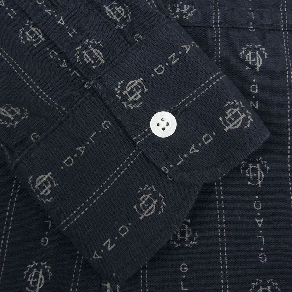 BY GLADHAND バイグラッドハンド BYGH-20-AW-18 HEARTLAND - L/S BAND COLLAR SHIRTS バンドカラー ハートランド バンドカラーシャツ ブラック系 M【中古】