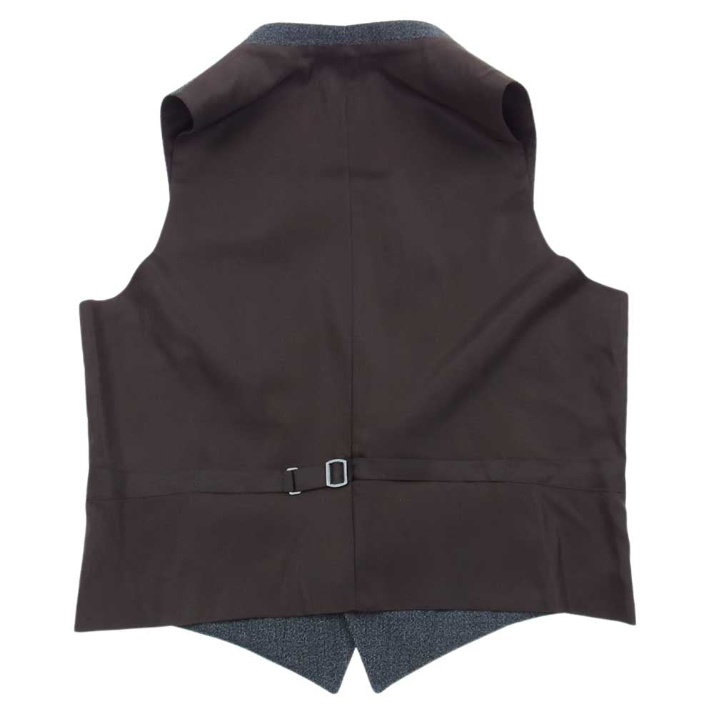 GLADHAND & Co. グラッドハンド ウール テーラード ベスト スラックス 3ピース セットアップ スーツ グレー系 ブラック系 XL【中古】