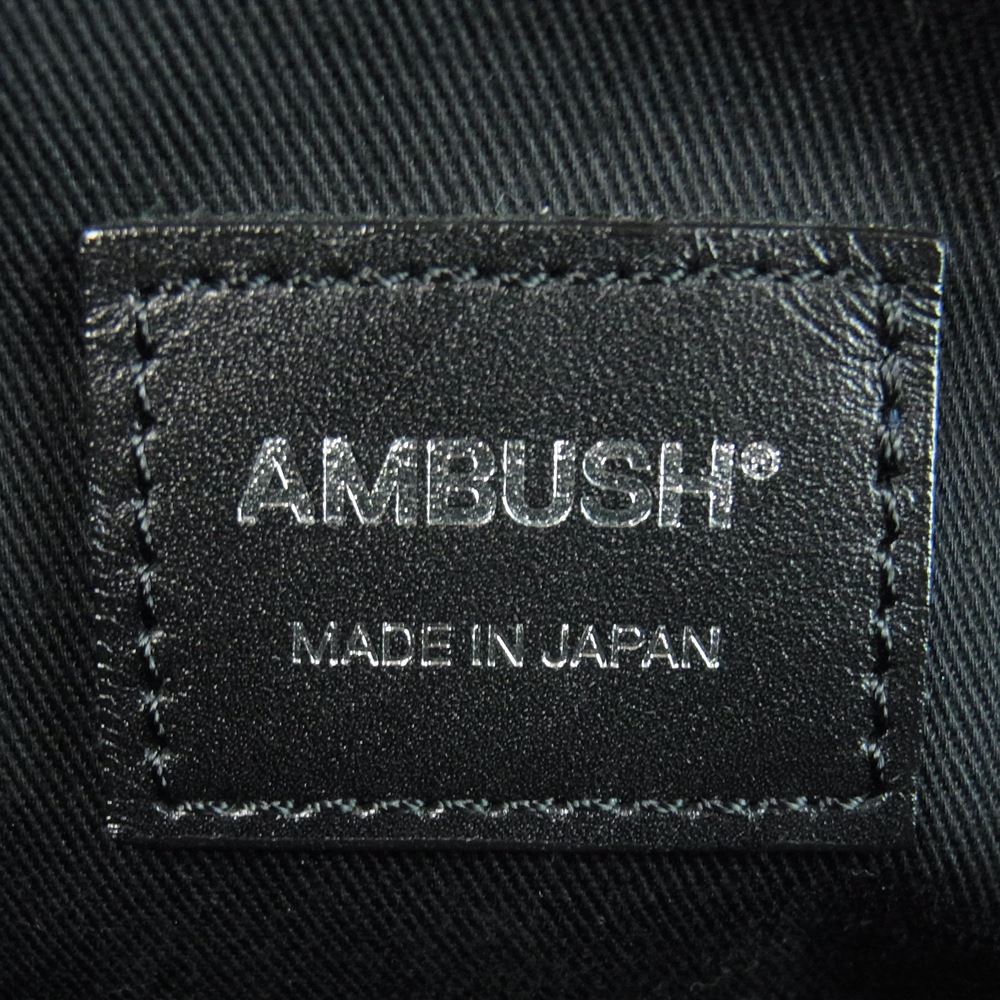AMBUSH アンブッシュ ショルダー クロス バッグ 日本製 ブラック系【中古】