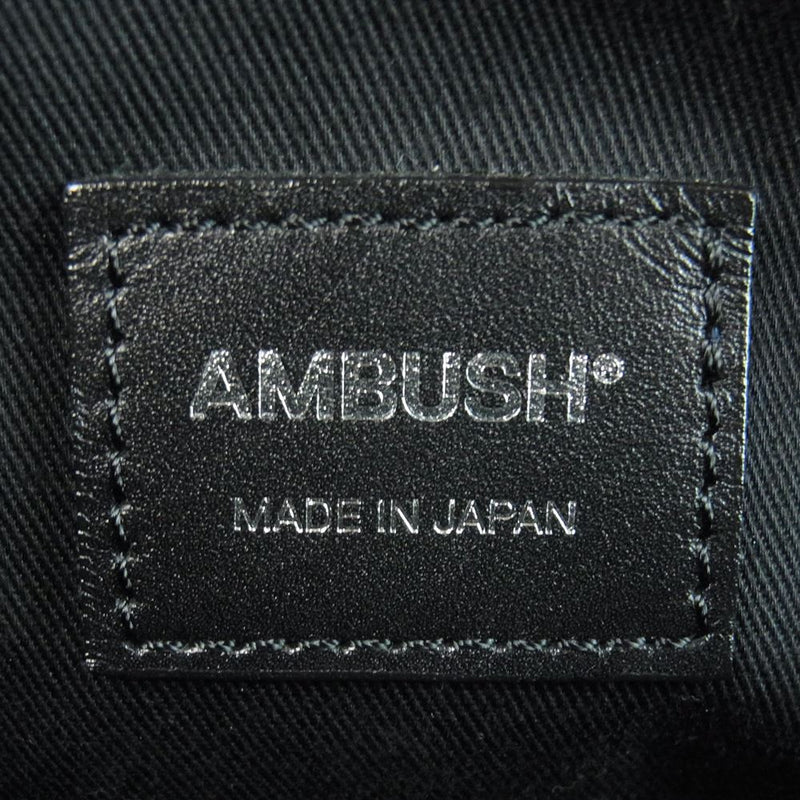 AMBUSH アンブッシュ ショルダー クロス バッグ 日本製 ブラック系