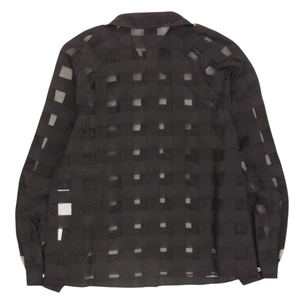 Levi's リーバイス MADE&CRAFTED グリッド ブラウス 長袖 シャツ ブラック系 S【極上美品】【中古】