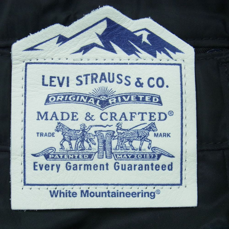 Levi's リーバイス 264120001 MADE & CRAFTED × WHITE MOUNTAINEERING BARREL CARGO NIGHTSHADE カーゴ パンツ ダークネイビー系 W24【極上美品】【中古】