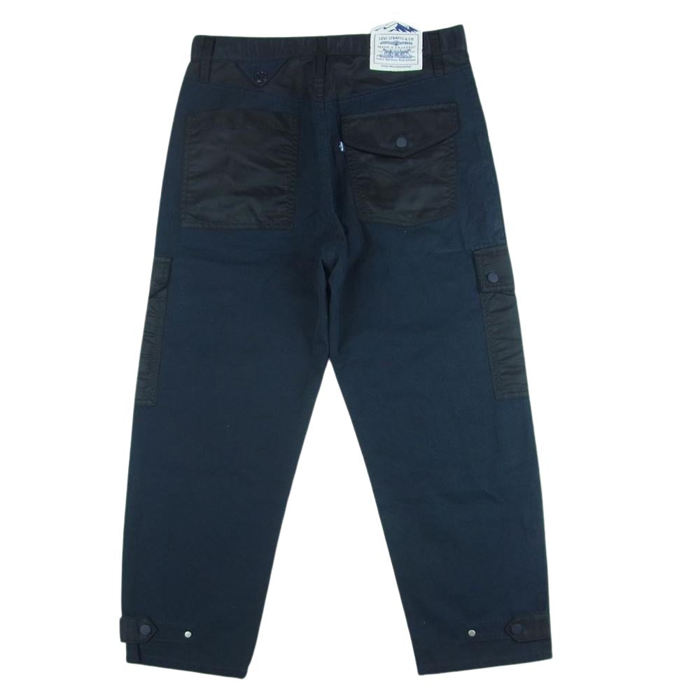 Levi's リーバイス 264120001 MADE & CRAFTED × WHITE MOUNTAINEERING BARREL CARGO NIGHTSHADE カーゴ パンツ ダークネイビー系 W28【極上美品】【中古】