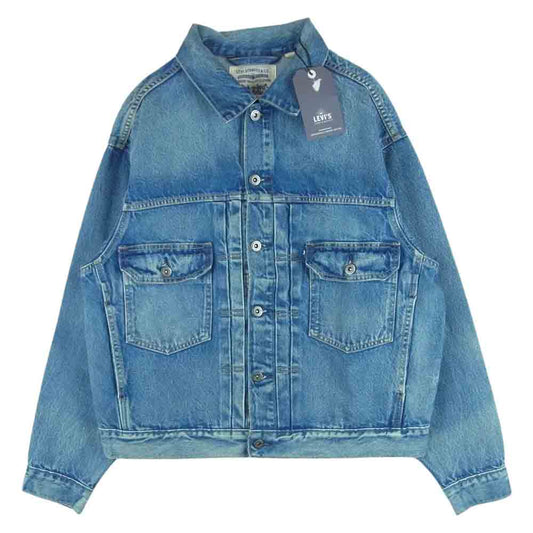 Levi's リーバイス 212610020 MADE&CRAFTED オーバーサイズ TYPE II MARLIN トラッカー デニム ジャケット インディゴブルー系 S【極上美品】【中古】
