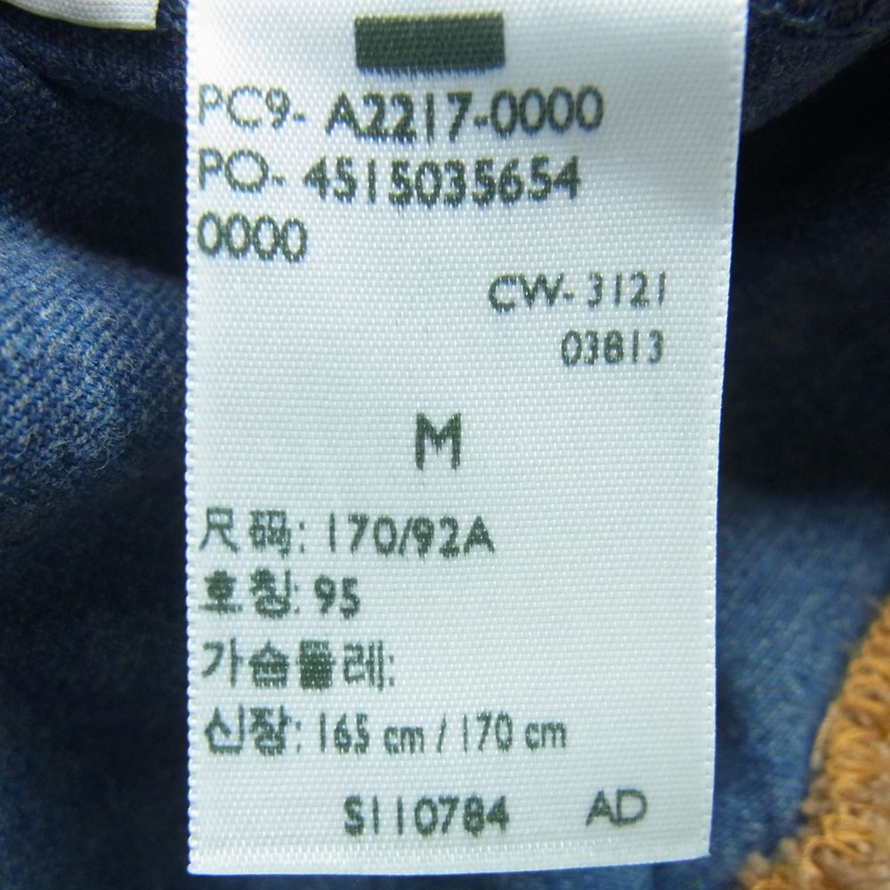 Levi's リーバイス A22170000 LVC VINTAGE CLOTHING ORANGE TAB フーデッド デニム ジャケット パーカー インディゴブルー系 M【極上美品】【中古】