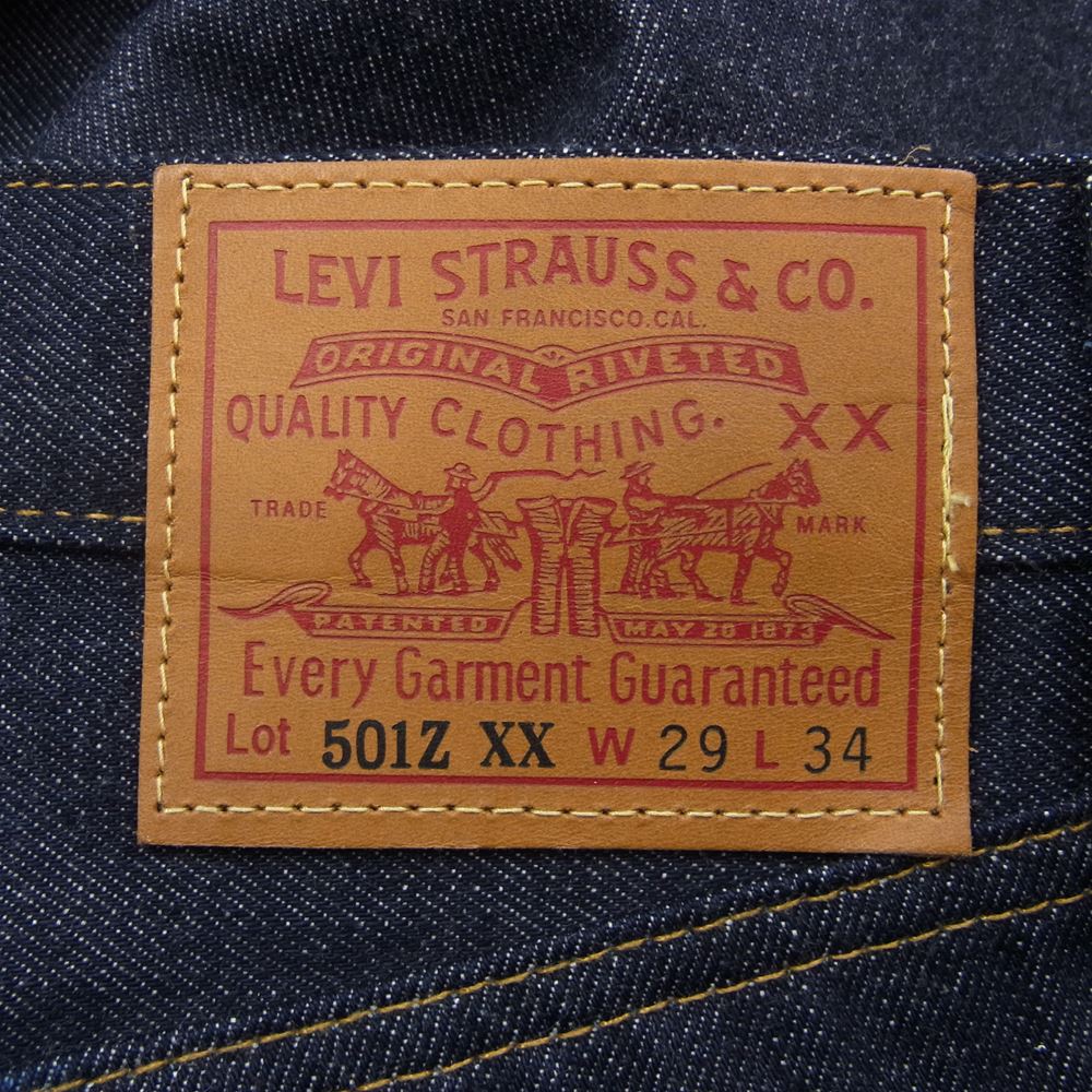 Levi's リーバイス 50154-0090 LVC 501ZXX 1954年モデル レプリカ デニム パンツ インディゴブルー系 29【美品】【中古】