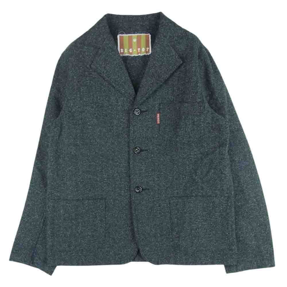 WEIRDO ウィアード WRD-12-AW-08 Jacket BIG TOP へリンボーン柄 3ボタン テーラード ジャケット ダークグレー系 S【中古】