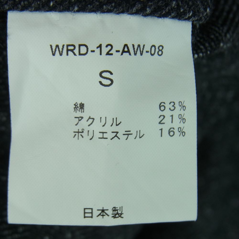 WEIRDO ウィアード WRD-12-AW-08 Jacket BIG TOP へリンボーン柄 3ボタン テーラード ジャケット ダークグレー系 S【中古】