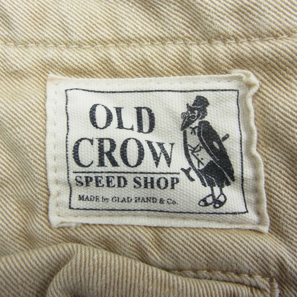 オールドクロウ OC-18-AW-27 RODDER CHINO PANTS チノパン パンツ ベージュ系 S【中古】