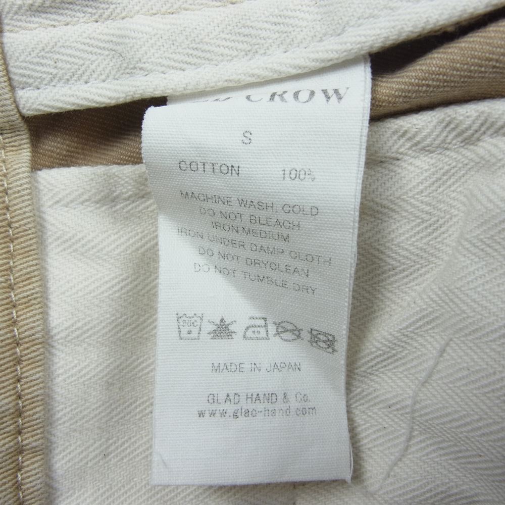 オールドクロウ OC-18-AW-27 RODDER CHINO PANTS チノパン パンツ ベージュ系 S【中古】