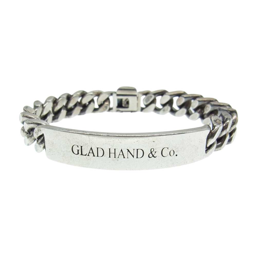 GLADHAND & Co. グラッドハンド ロゴ ID ブレスレット シルバー系【中古】