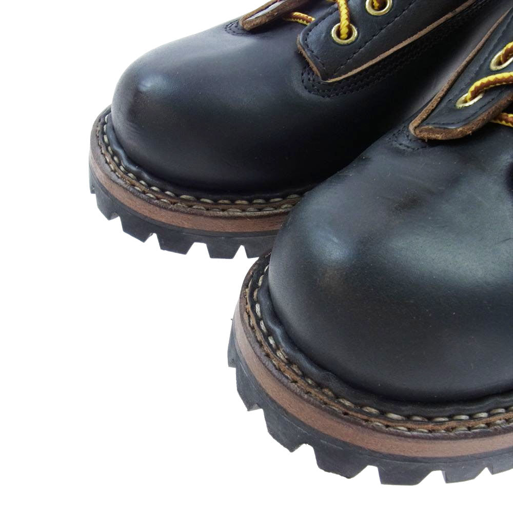 WHITE'S BOOTS ホワイツブーツ スモークジャンパー ロガーブーツ ブラック系【中古】
