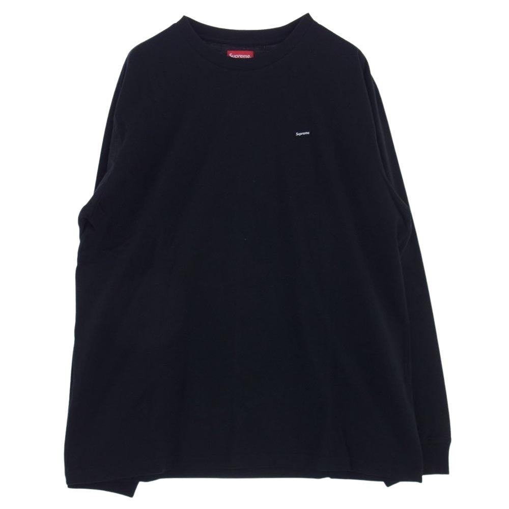 Supreme シュプリーム 22AW Small Box L/S Tee スモール ボックス ロゴ Tシャツ 長袖 ブラック系 L【中古】