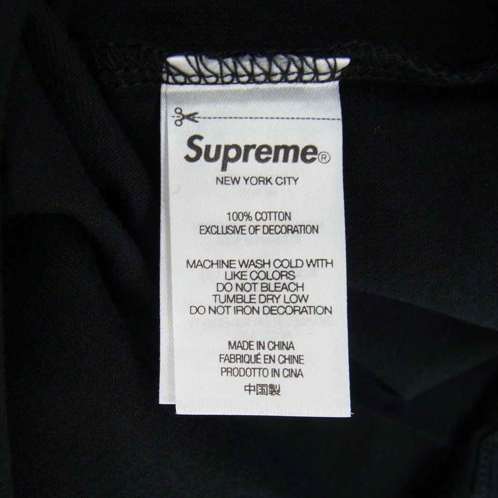 Supreme シュプリーム 22AW Small Box L/S Tee スモール ボックス ロゴ Tシャツ 長袖 ブラック系 L【中古】