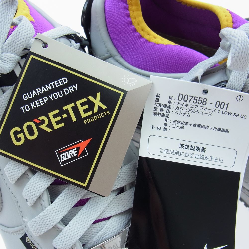 NIKE ナイキ ×UNDERCOVER アンダーカバー DQ7558-001 AIR FORCE 1 LOW エアフォースワン GREY FOG スニーカー マルチカラー系 29.5cm【新古品】【未使用】【中古】