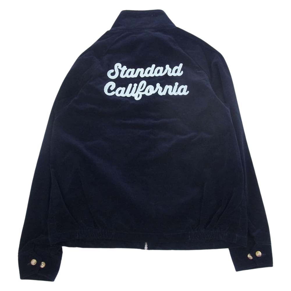 STANDARD CALIFORNIA スタンダードカリフォルニア SD Corduroy Harrington Jacket コーデュロイ ハリントン ジャケット ネイビー系 M【極上美品】【中古】