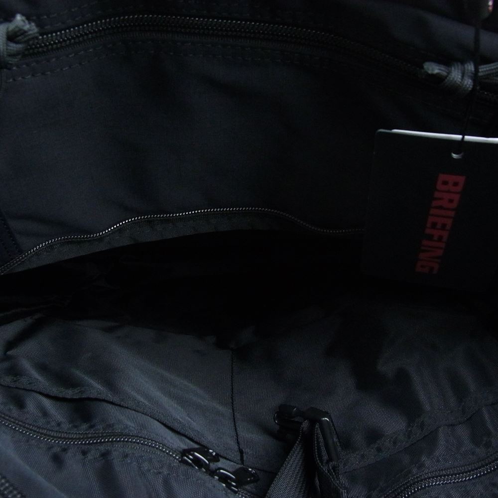 BRIEFING ブリーフィング BRA201P06 GYM PACK MW リップストップナイロン ジムパック デイパック リュック トート バッグ  ブラック系 F【新古品】【未使用】【中古】