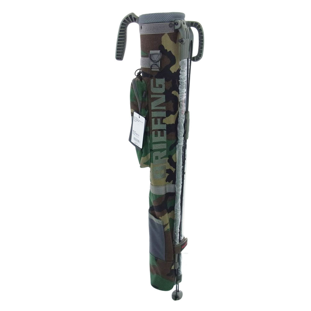 BRIEFING ブリーフィング BRG223G16 MIL COLLECTION WOLF GRAY SERIES SELF STAND CARRY ゴルフ クラブ ケース カーキ系【新古品】【未使用】【中古】