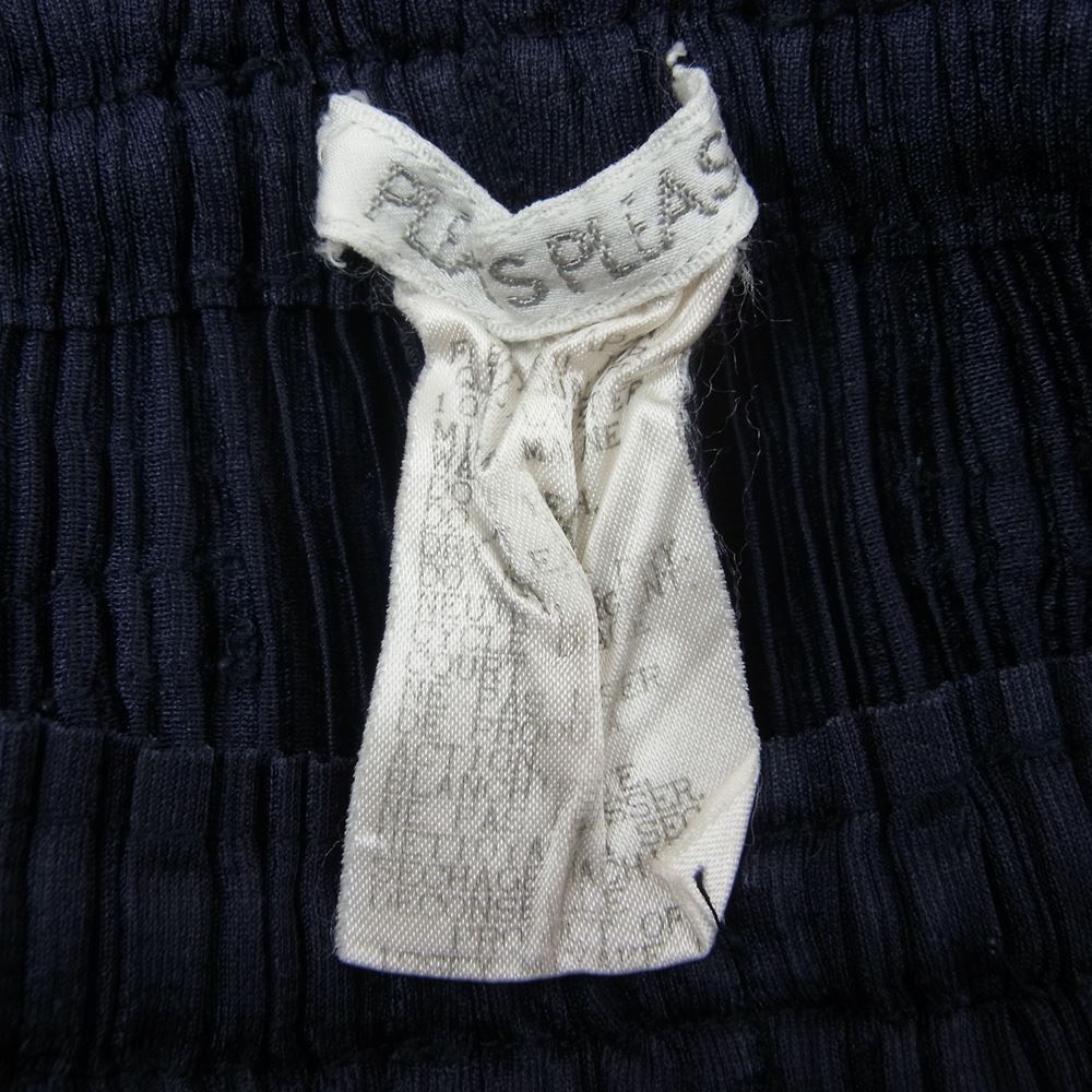 PLEATS PLEASE プリーツプリーズ イッセイミヤケ PP93-JF113 プリーツ加工 ロング パンツ ネイビー ネイビー系 1【中古】