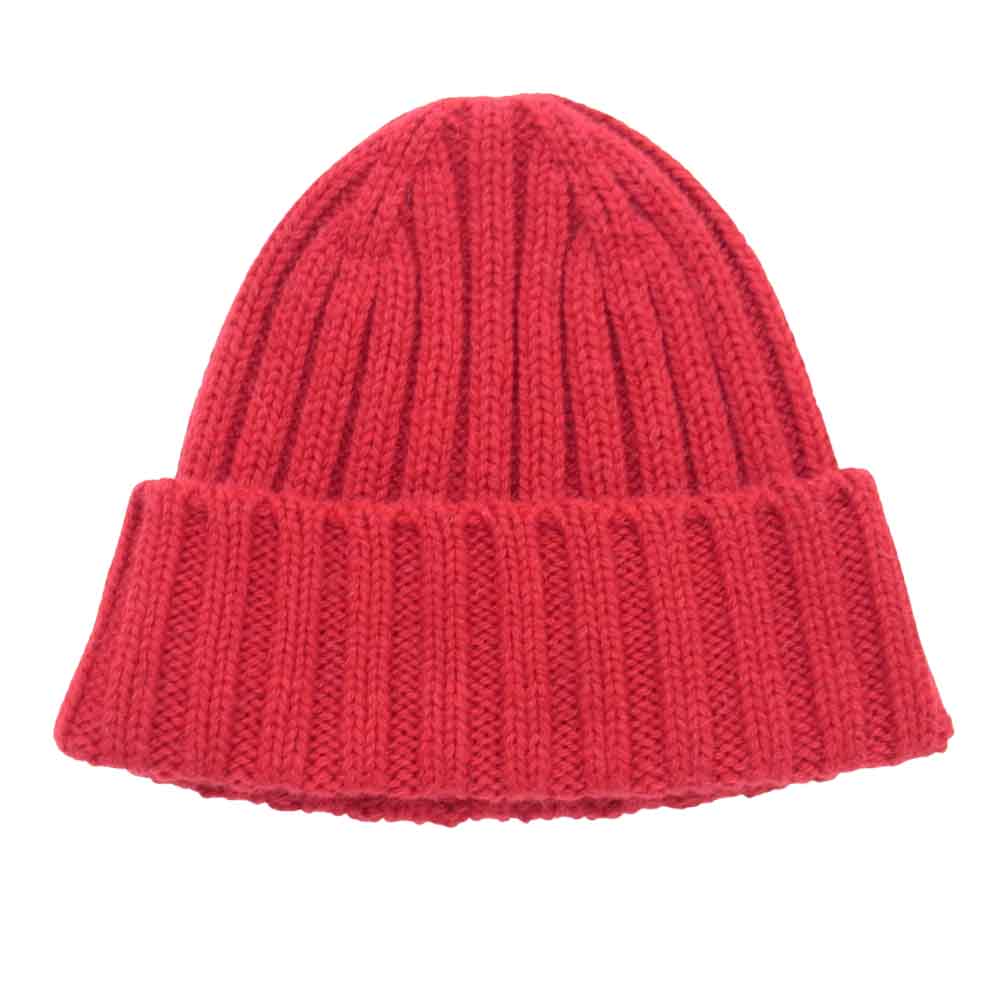 ザ イノウエブラザーズ アルパカ100％ ニット キャップ レッド系【新古品】【未使用】【中古】
