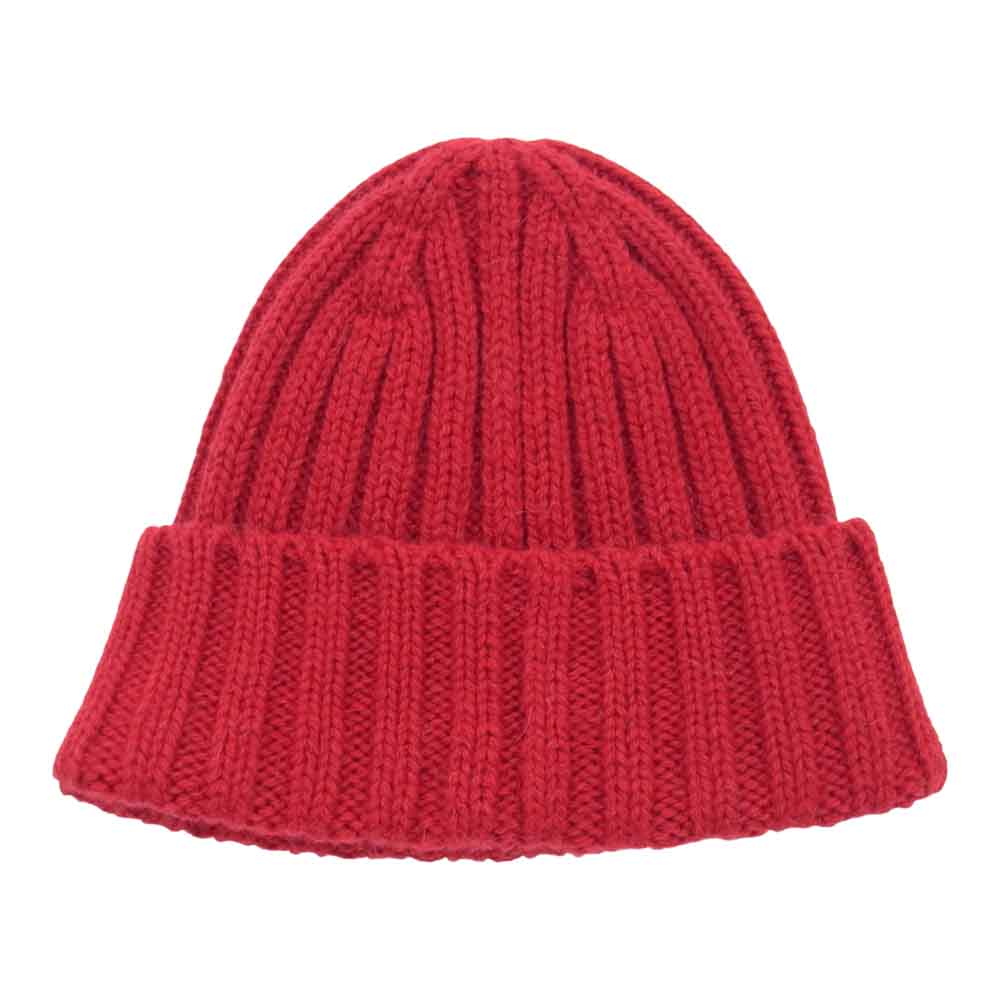 ザ イノウエブラザーズ アルパカ100％ ニット キャップ レッド系【新古品】【未使用】【中古】