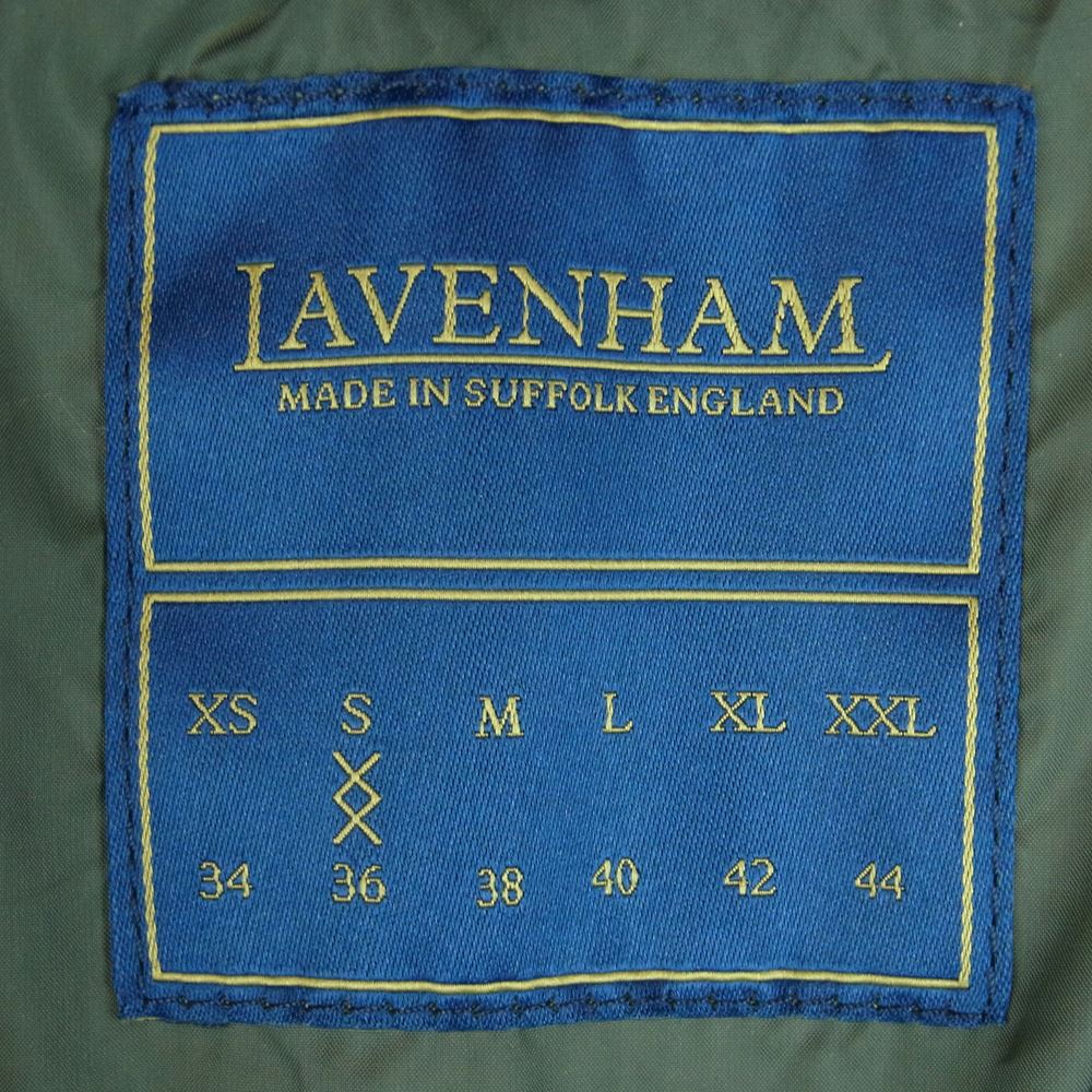 LAVENHAM ラベンハム SLJ4066 PATCHWORK OVERSIZED DENHAM パッチワーク オーバーサイズ デンハム ジャケット カーキ系 S 36【美品】【中古】
