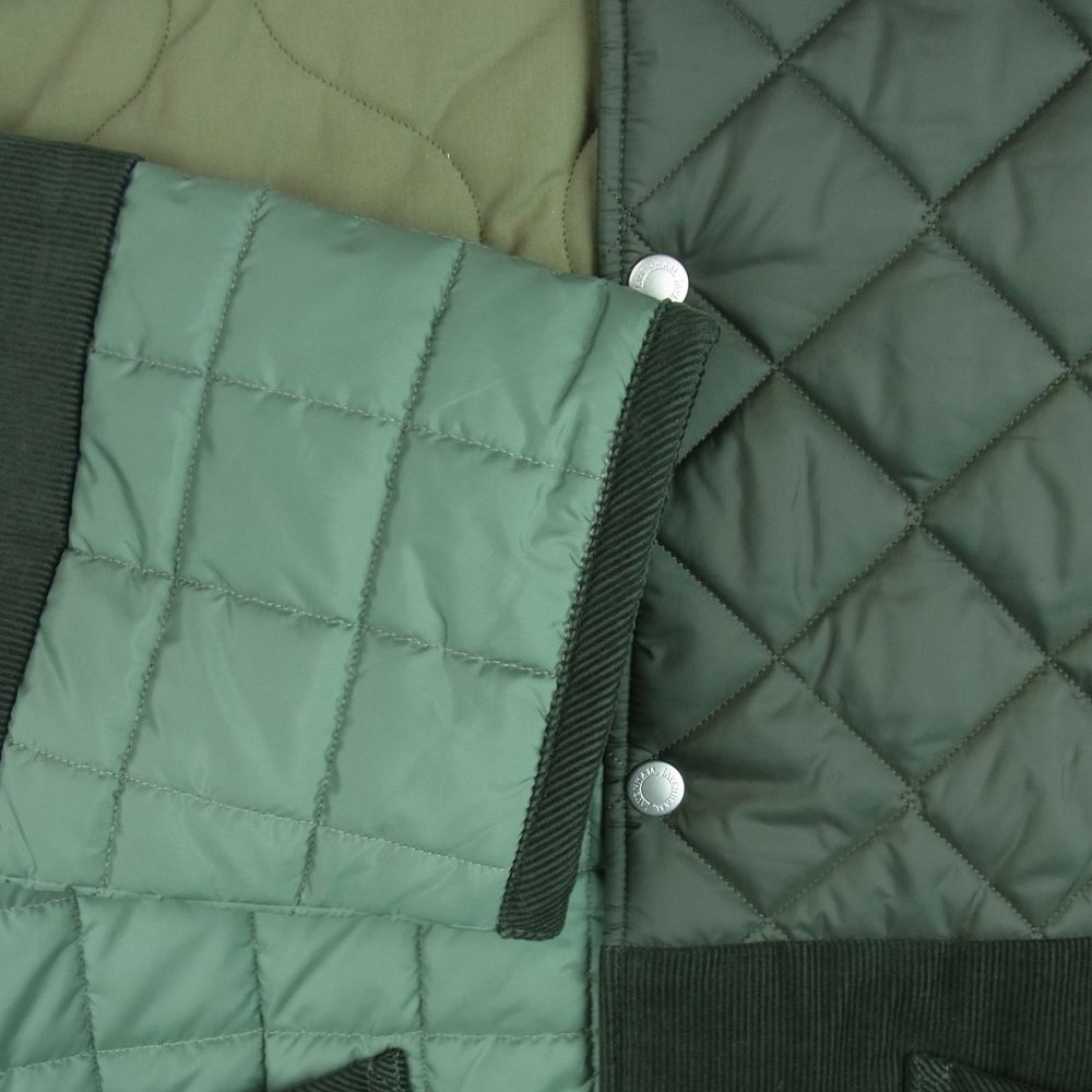 LAVENHAM ラベンハム SLJ4066 PATCHWORK OVERSIZED DENHAM パッチワーク オーバーサイズ デンハム ジャケット カーキ系 S 36【美品】【中古】