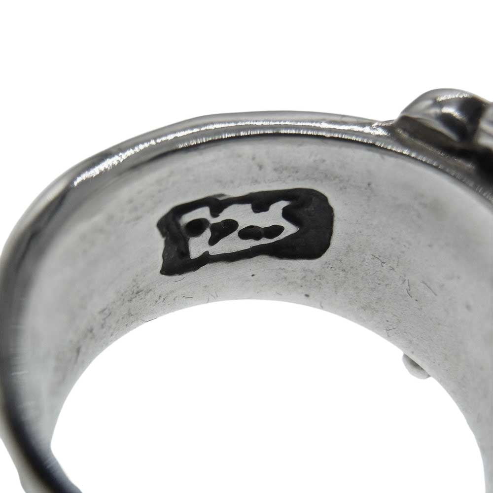 ROYAL ORDER ロイヤルオーダー トリプル クロス シルバー リング シルバー系 14号【中古】