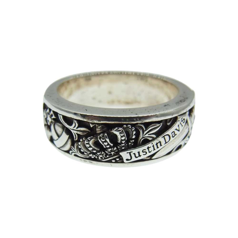 Justin Davis ジャスティンデイビス SRJ202  HOLY SACRAMENT ホーリーサクラメント クラウン リング シルバー系 21号【中古】