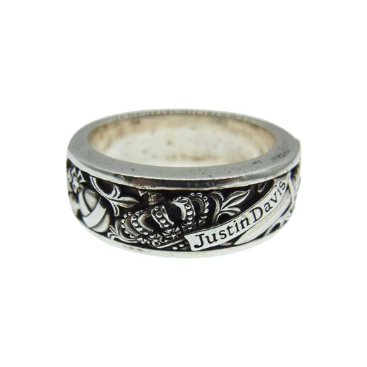 Justin Davis ジャスティンデイビス SRJ202  HOLY SACRAMENT ホーリーサクラメント クラウン リング シルバー系 21号【中古】