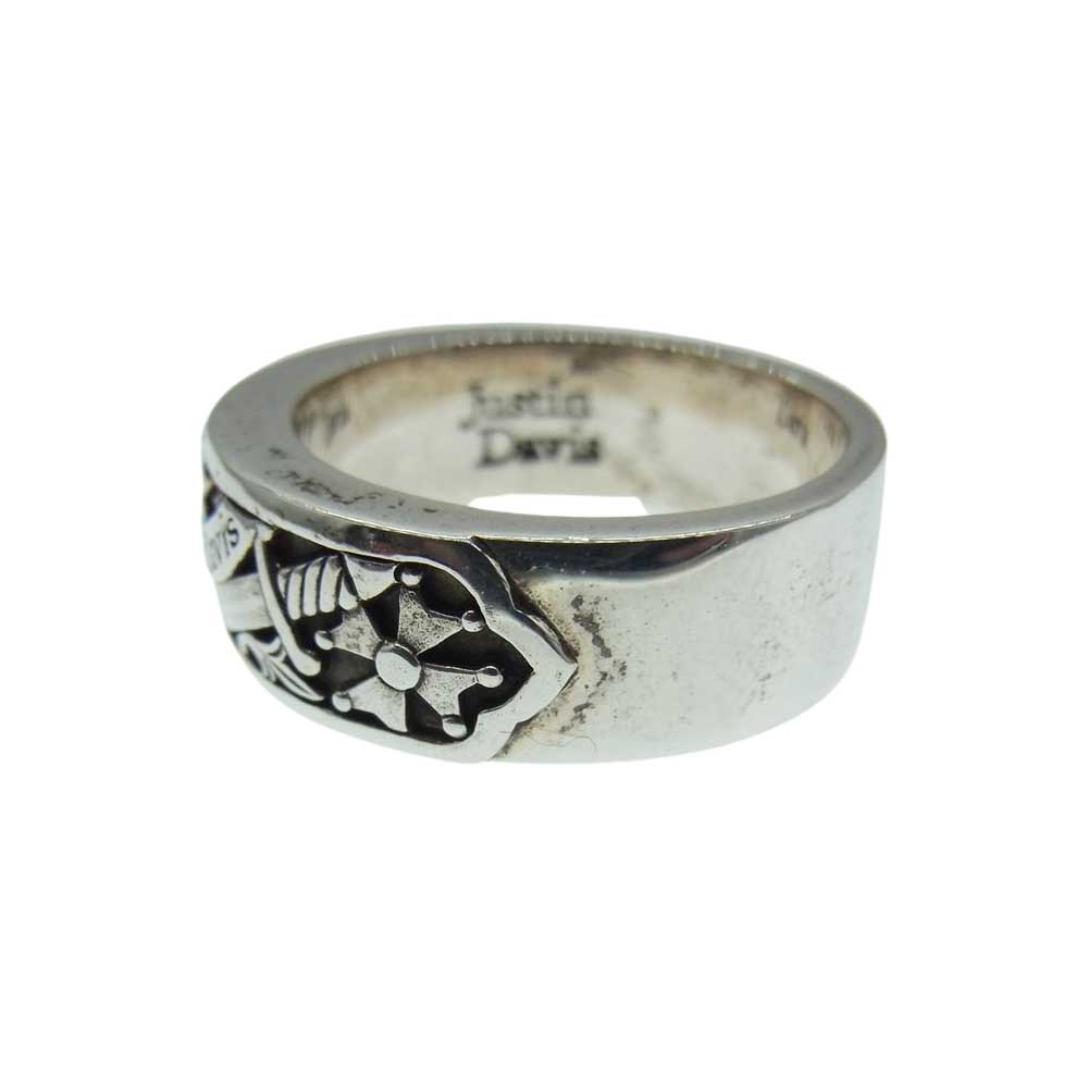 Justin Davis ジャスティンデイビス SRJ202  HOLY SACRAMENT ホーリーサクラメント クラウン リング シルバー系 21号【中古】