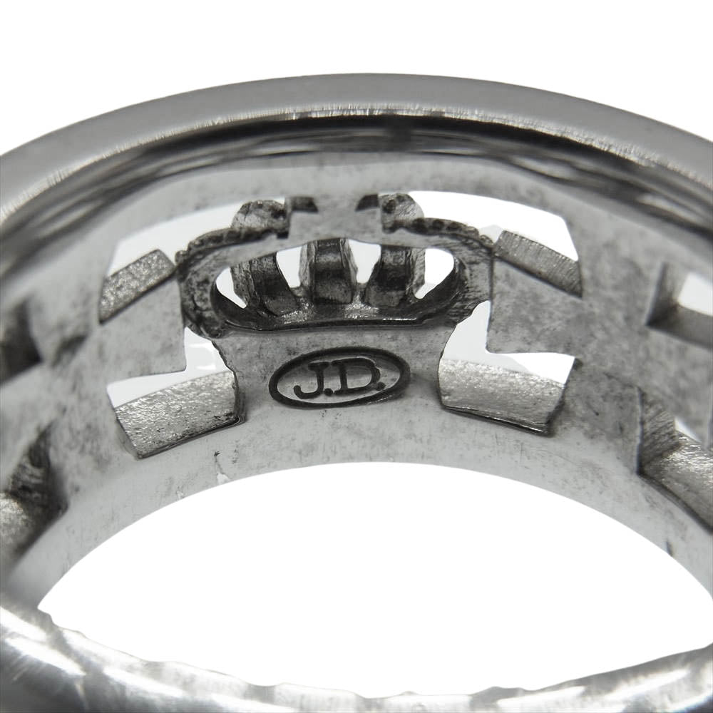 Justin Davis ジャスティンデイビス SRJ175 購入時ギャランティ付属 MEDIEVAL WEDDING BAND ウェディング バンド リング シルバー系 15号【中古】