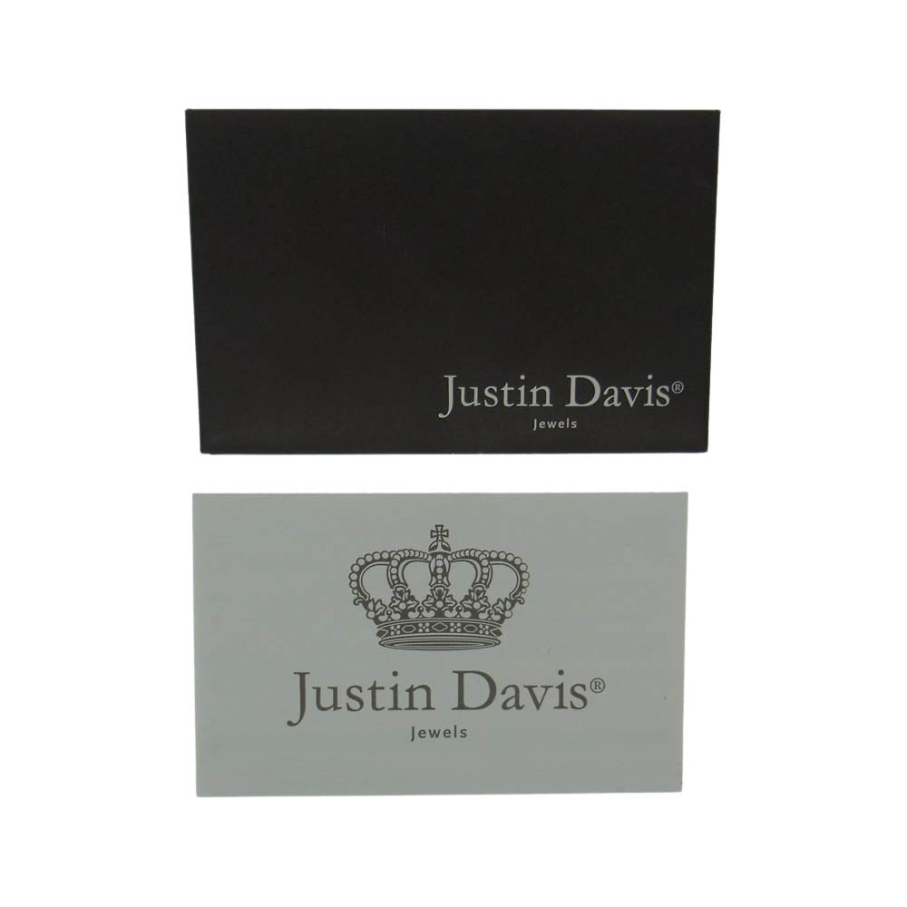 Justin Davis ジャスティンデイビス SBJ126 購入時ギャランティ付属 SKULL DIVINE スカル クラウン ブレスレット シルバー系【中古】